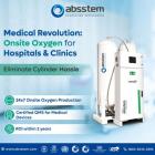 Reliable Oxygen Supply for Pharma Industry by Absstem